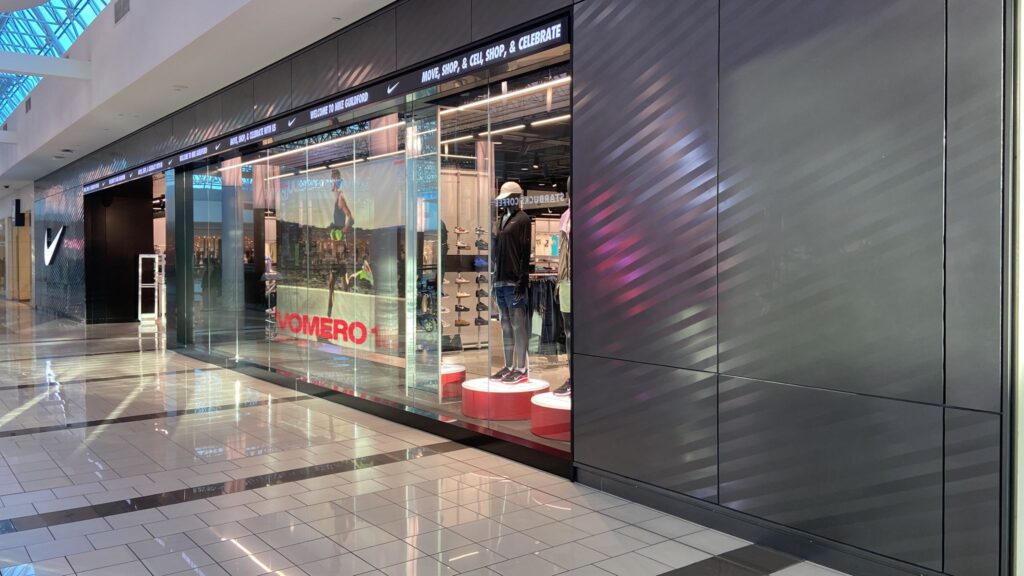 Nike store in Surrey, British Columbia